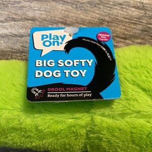 Big Softy Dog Toy - Vibrant Green